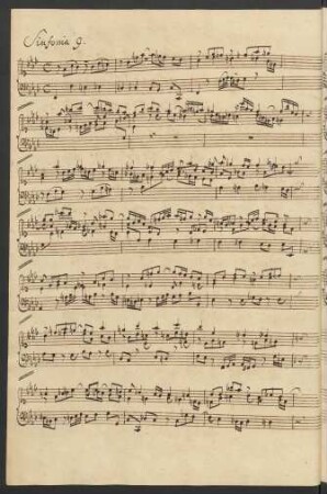 Sinfonien; cemb; f-Moll; BWV 795