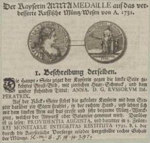 Bildnis von Anna, Zarin von Russland