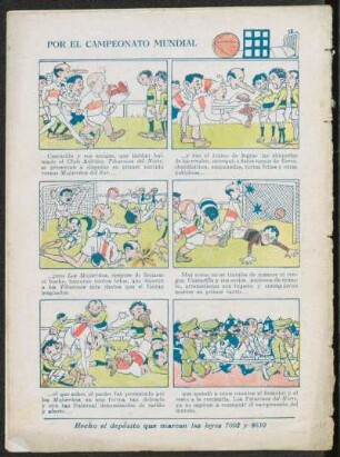 Por el campeonato mundial - [Cómic]