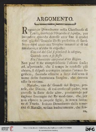 Argomento