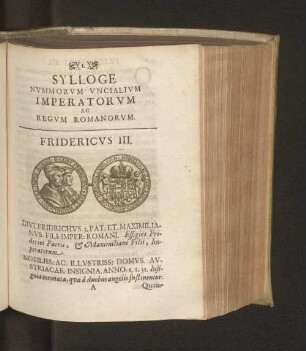 Sylloge Nvmmorvm vncialivm imperatorvm ac regvm romanorvm.