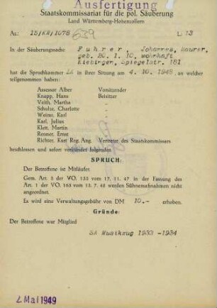 Fuhrer, Johannes