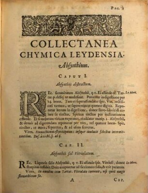 Collectanea Chymica Leydensia : Id Est, Maëtsiana, Margraviana, Le Mortiana
