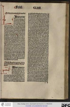 Aurelii Augustini doctoris in libros quattuor de doctrina christiana prologus incipit