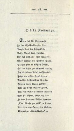 Eilfte Romanze