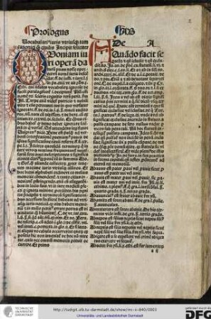 Vocabularius iuris utriusque tam canonici quam civilis incipit feliciter.