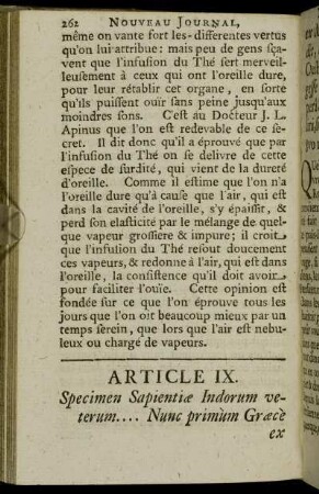 Article IX.
