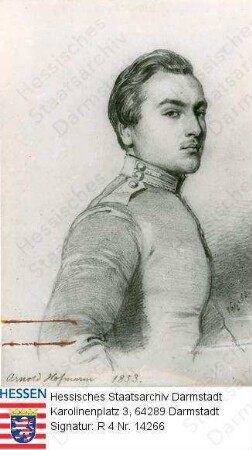 Hofmann, Arnold v. (1833-1912) / Porträt, Brustbild, linksvorblickend