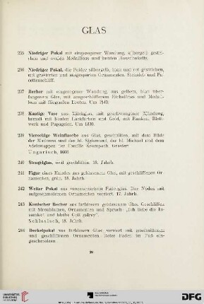 Glas (Nr.235-265)