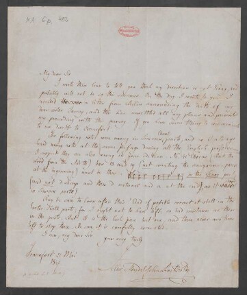 Brief an Edward Buxton : 21.05.1847