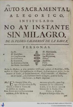 No ay instante sin Milagro.