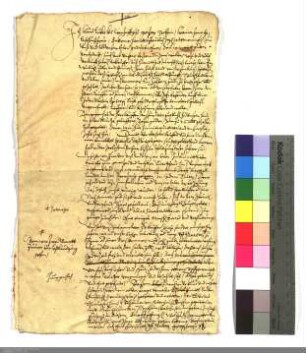 Claus Lulcks zu Gross-Seelheim verkauft dem D.O. zu Marburg ein Halb fl. Pension für zehn fl.