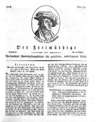 Nro. 32, Sonnabend, den 13. Februar 1808