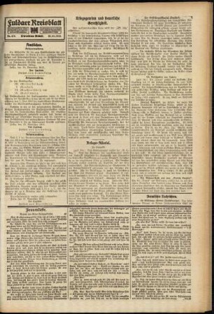Zweite Ausgabe vom Samstag, den 20. November 1915.