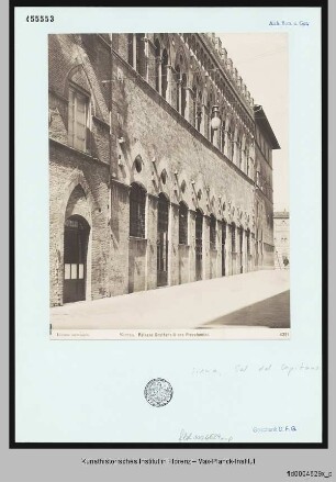 Palazzo del Capitano del Popolo, Palazzo Grottanelli de'Santi, Palazzo Piccolomini, Siena