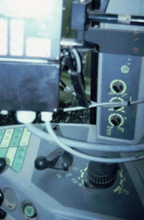 Fotografie: Antriebs- und Anbausystem, Hydraulik, Elektronische Hubwerksregelung (EHR), Bedienelement