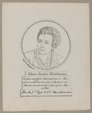 Bildnis des Johann Joachim Winckelmann