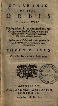 De situ orbis : libri XVII, 1