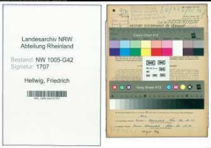Entnazifizierung Friedrich Hellwig , geb. 28.10.1899 (Friseur)