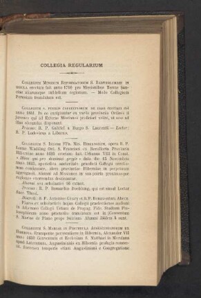 Collegia Regularium