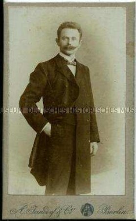 Bild eines Mannes, Carte de Visite