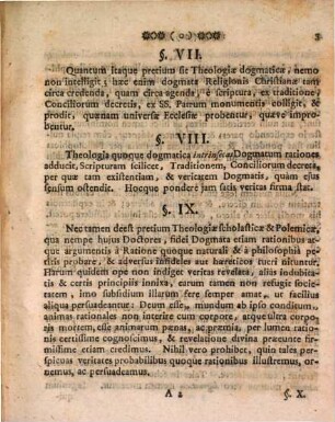 Ratio humana sacrae theologiae ancilla : [Theses]