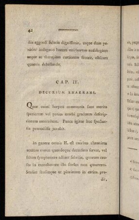 42-70, Cap. IV. Decursum Enarrans.