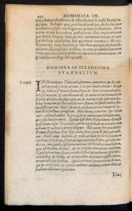 Dominica In Sexagesima.