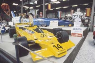 Sinsheim. Weltrekordfahrzeug "Blue Flame"