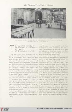 The National Society of Craftsmen. Ninth annual exhibition