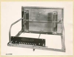 10 kW Fernsehsender Nr. 507, T2 Einschub Kathodenwiderstände, Foto 1954