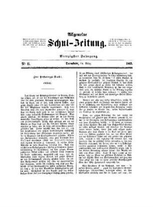 Zur Pestalozzi-Sache : (Schluß)