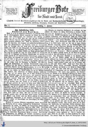 Nr. 1-13, Januar 1870