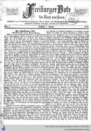 Nr. 1-13, Januar 1870