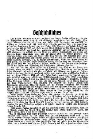 Geschichtliches