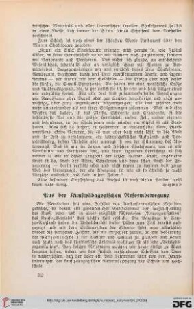 34: Aus der kunstpädagogischen Reformbewegung, [1]