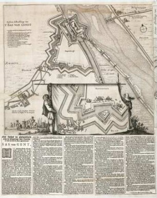 WHK 2 Dreißigjähriger Krieg bis Pyrenäischer Frieden von 1620-1659: Abbildung der Belagerung von Sas van Gent