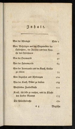 IX-X, Inhaltsverzeichnis