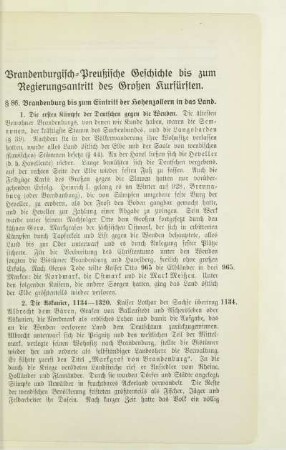 Brandenburgisch-Preußische Geschichte bis zum Regierungsantritt des Großen Kurfürsten