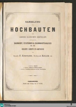 3: Verschiedene Hochbauten der Bad. Tauberthalbahn