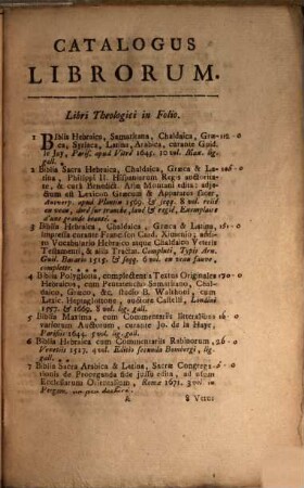Bibliotheca universalis vetus et nova ... : = Bibliothèque universelle, choisie, ancienne et nouvelle ...