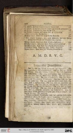 Errata oder Druckfehler