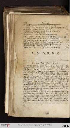 Errata oder Druckfehler