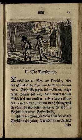 II. Die Vorsehung.