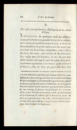 X. Des effects extraordinaires. Description de la colline d'Ilam.