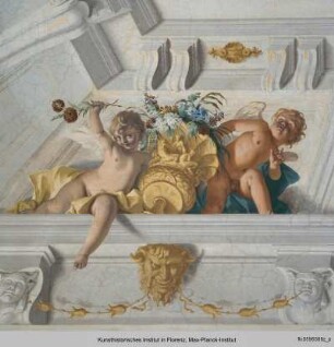 Innendekoration mit Adonis' Abschied von Venus