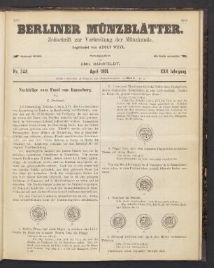 No. 248. April 1901.
