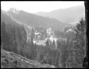 Bärenburg. Blick auf Tal Bärenburg