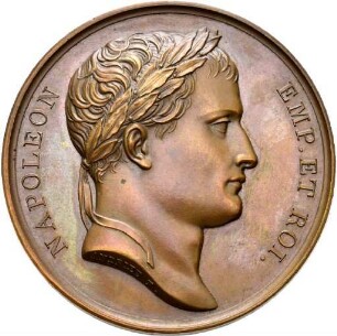 Medaille auf die Schlacht bei Wagram 1809