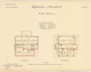 Psychiatrische und Nervenklinik der Universität Breslau: Blatt 19, Direktorwohnhaus: Ober- und Dachgeschoß